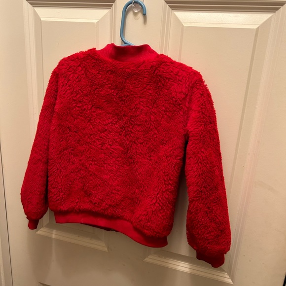 Fuzzy red coat - Picture 2 of 3